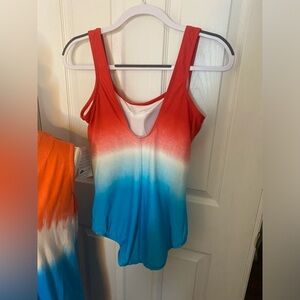 Lands’ End One Piece Swimsuit.